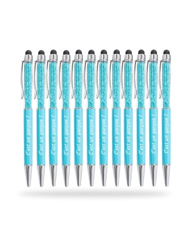 Stylos Personnalisés "C'est un garçon !" lot de 12