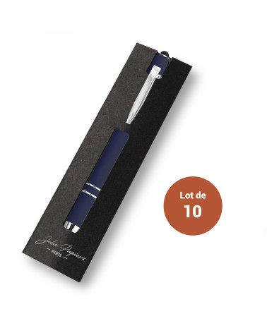 Étui cadeau pour stylos – Noir avec logo Jolis Papiers - Lot de 10