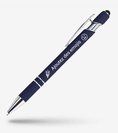 stylo bleu marine