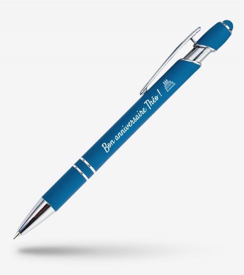 stylo personnalisé bleu clair