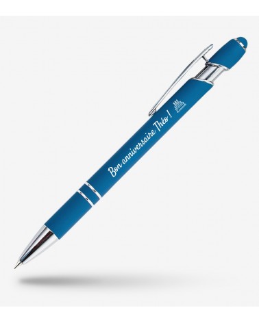 stylo personnalisé bleu clair