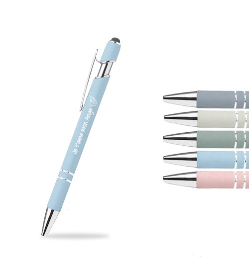 Personalisierter Stift Pastel Chrome