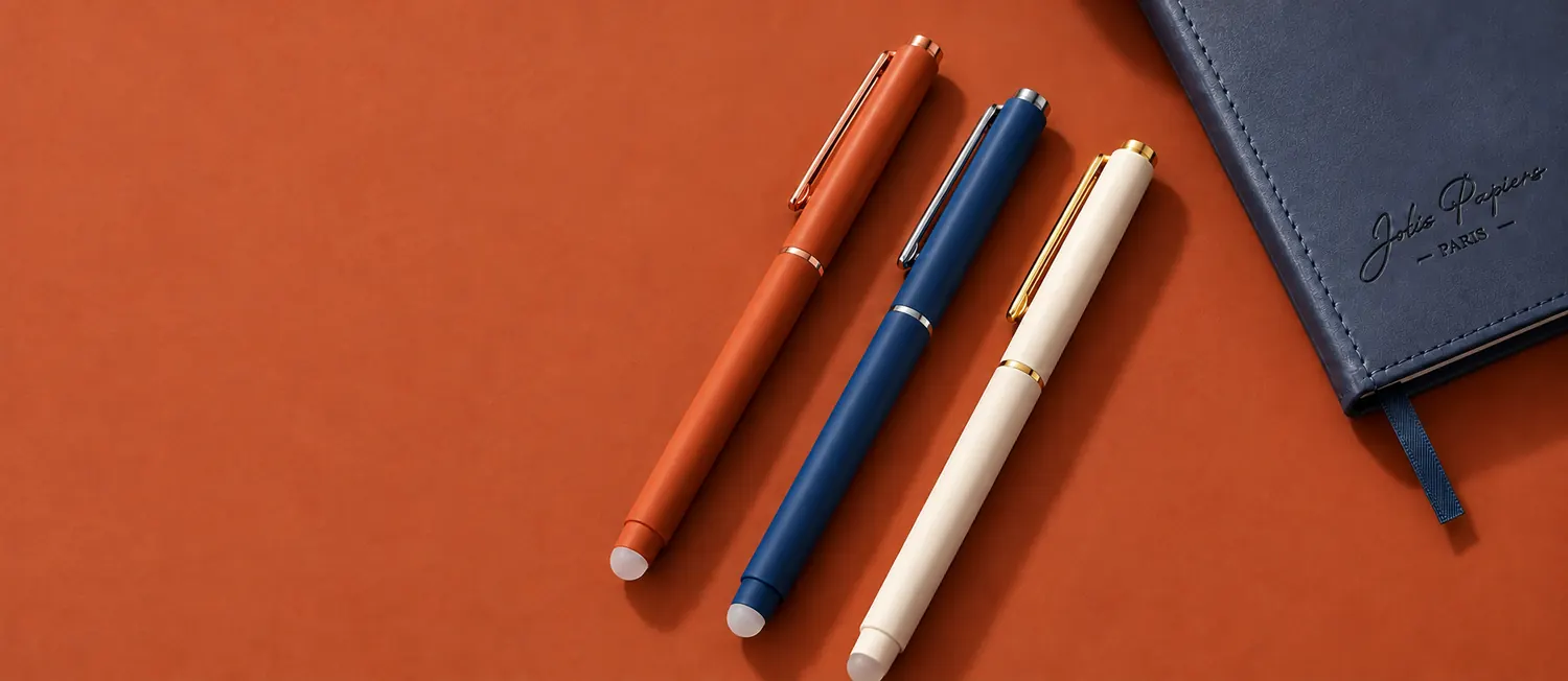 Stylos effaçables Jolis Papiers à personnaliser