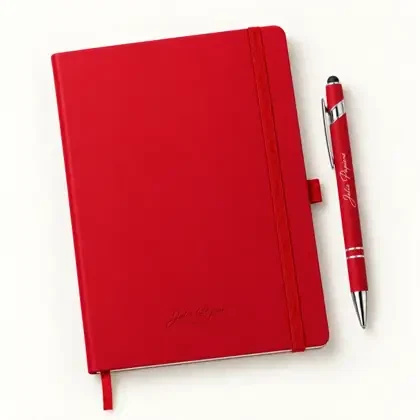 A5 carton doux, Rouge, visuel Jolis Papiers